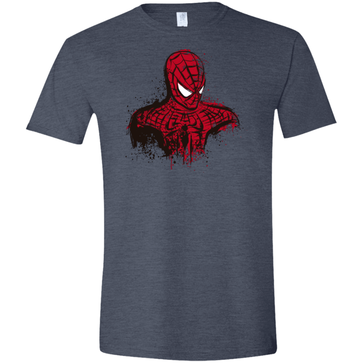 T-Shirts Heather Navy / S Behind the Mask Men's Semi-Fitted Softstyle