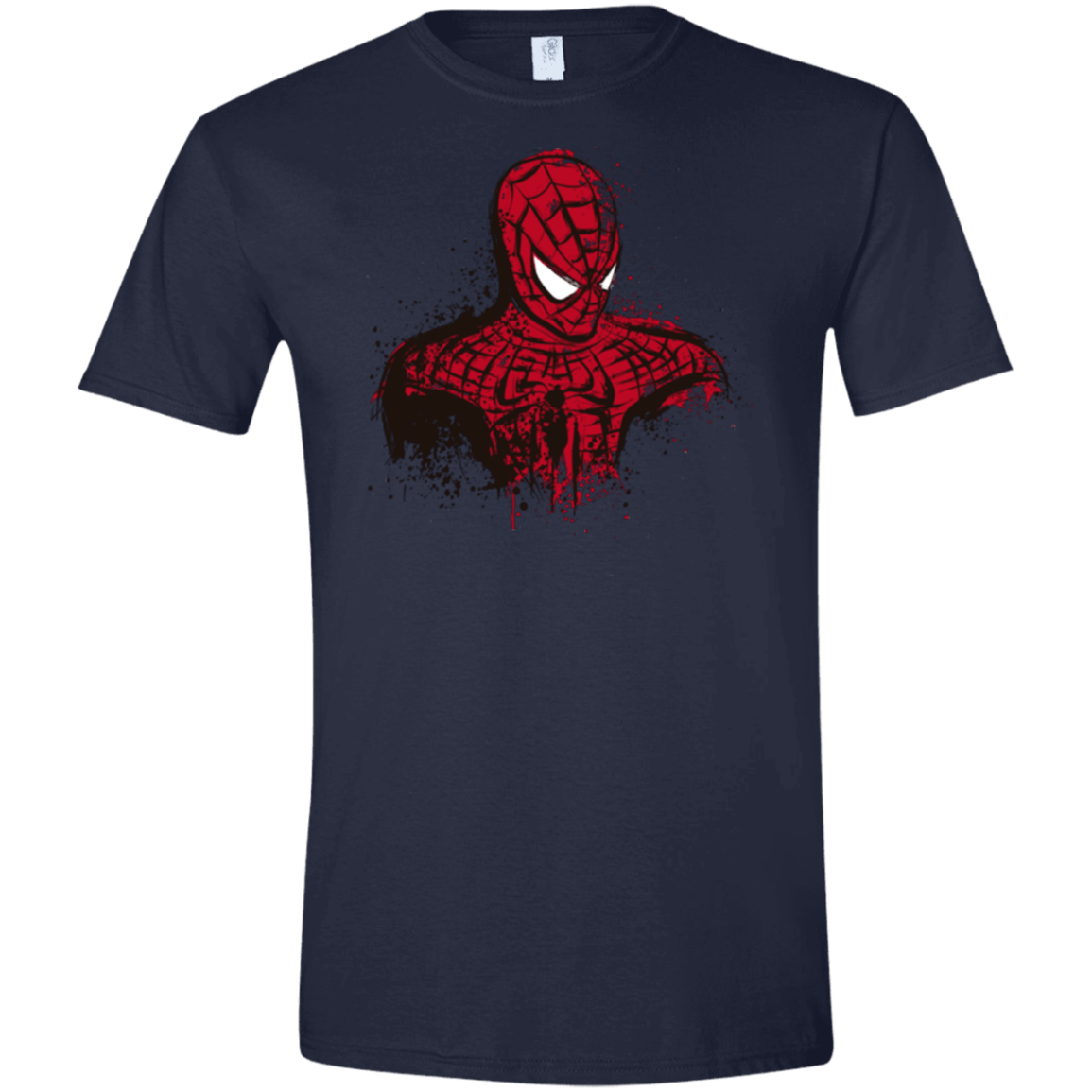 T-Shirts Navy / X-Small Behind the Mask Men's Semi-Fitted Softstyle