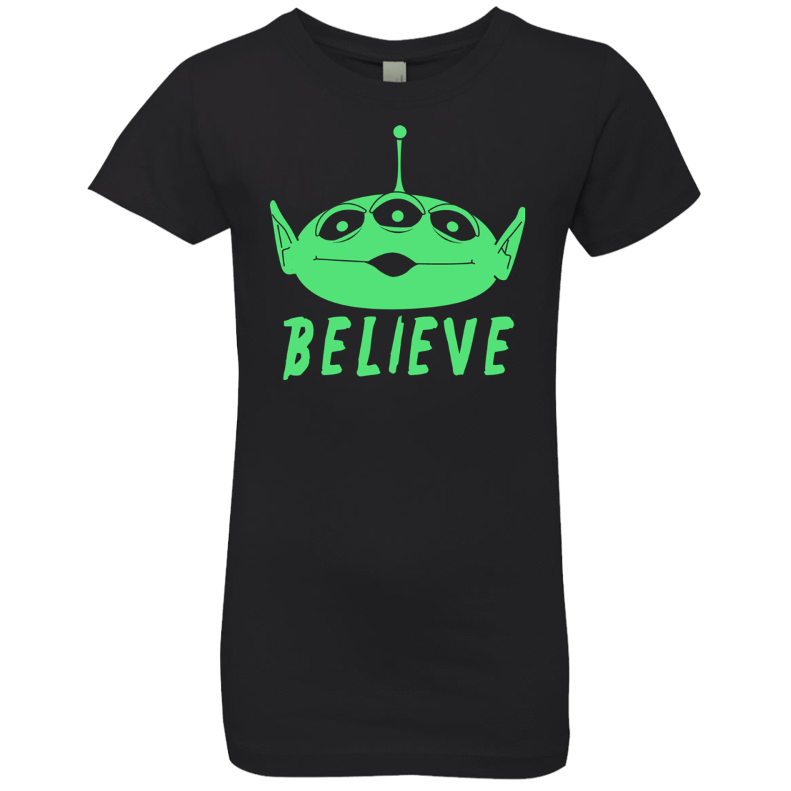T-Shirts Black / YXS Believe Girls Premium T-Shirt