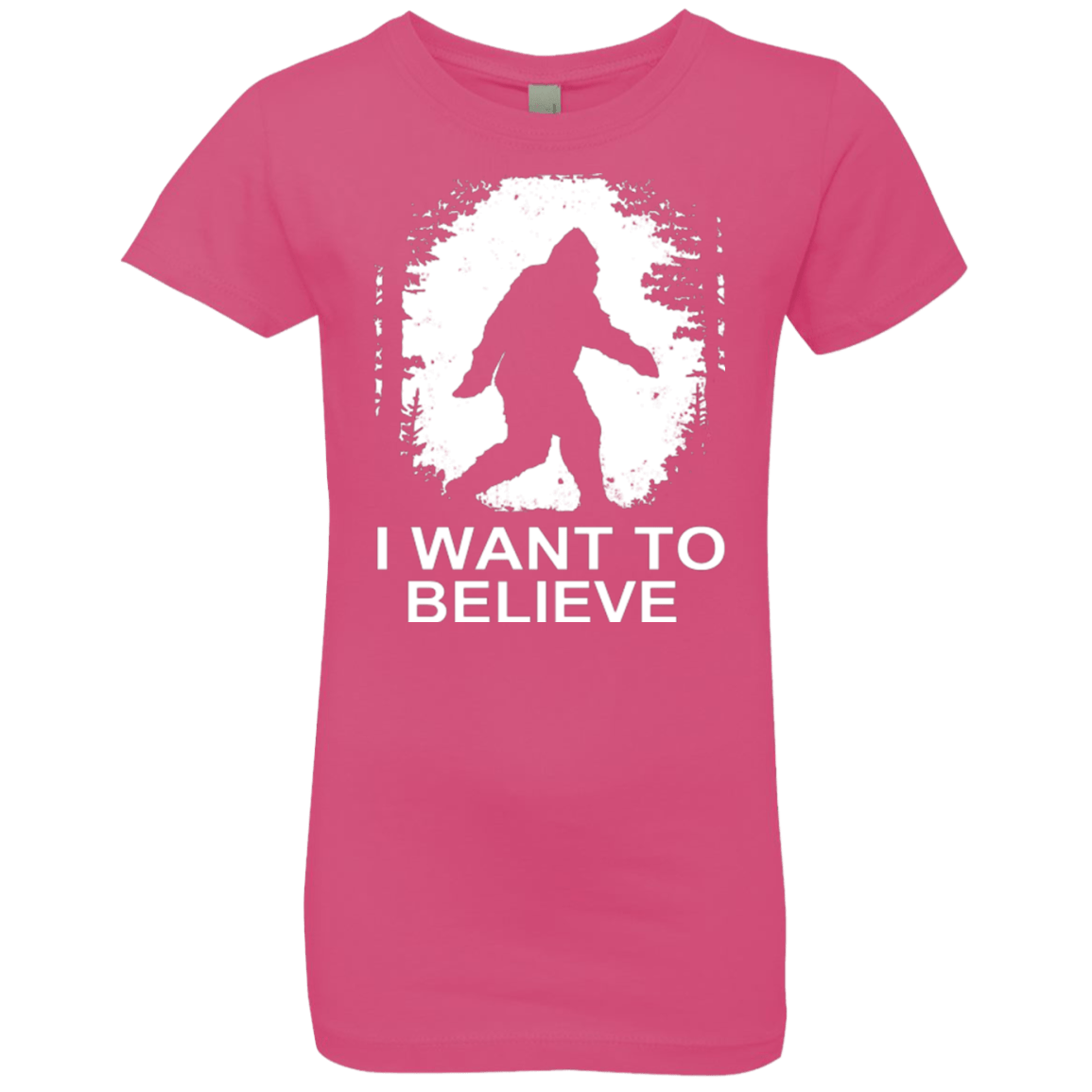 T-Shirts Hot Pink / YXS Believe Girls Premium T-Shirt