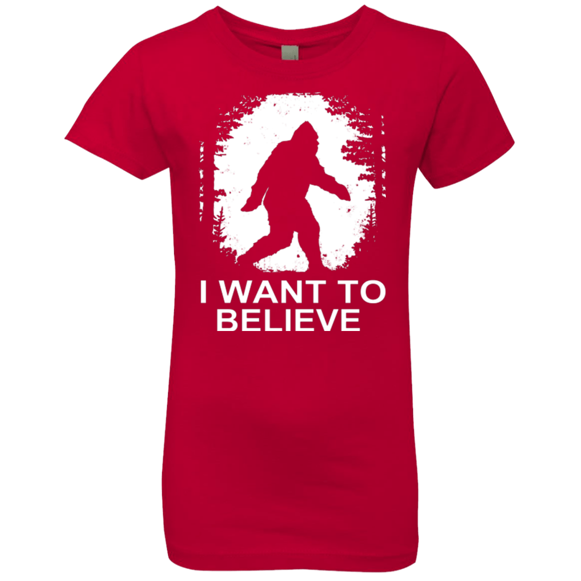 T-Shirts Red / YXS Believe Girls Premium T-Shirt