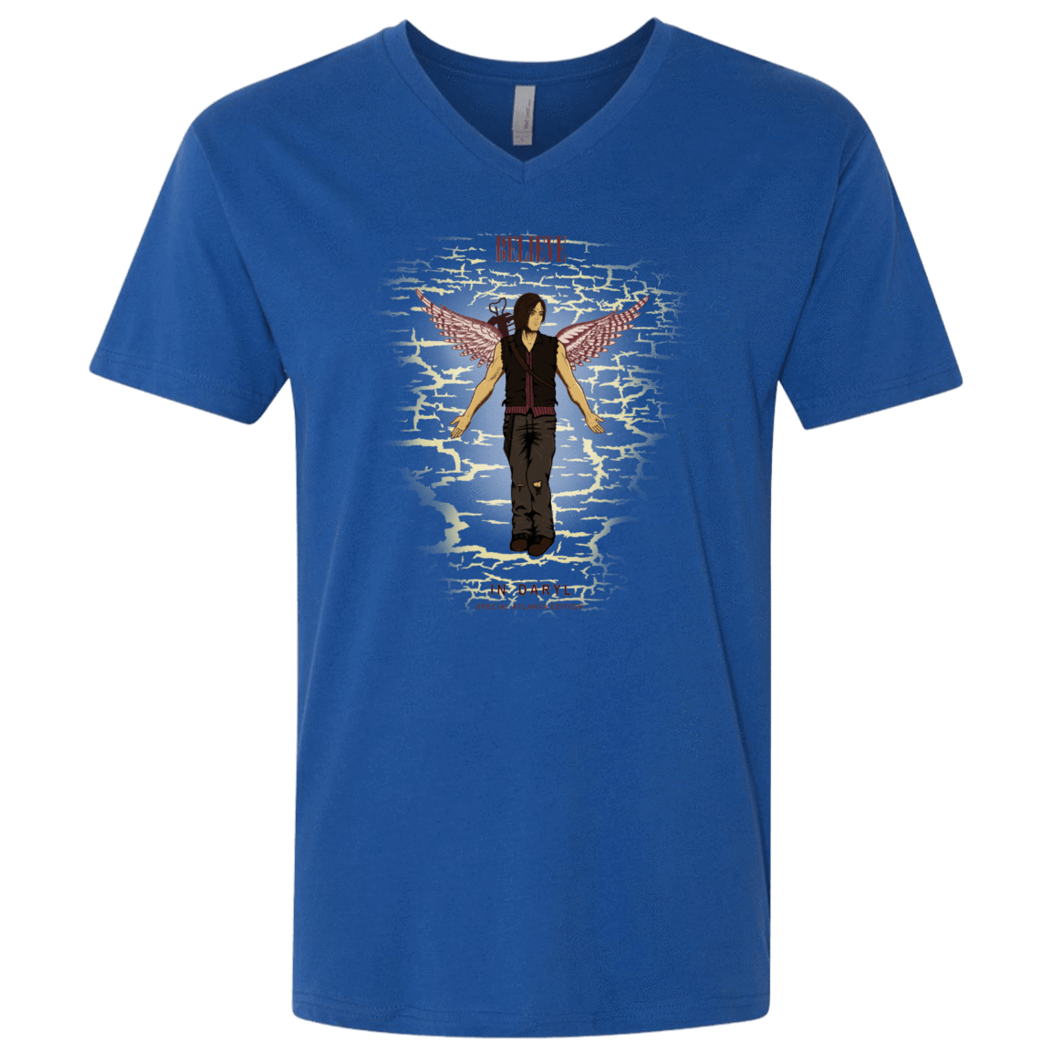 T-Shirts Royal / X-Small Believe in Daryl Men's Premium V-Neck