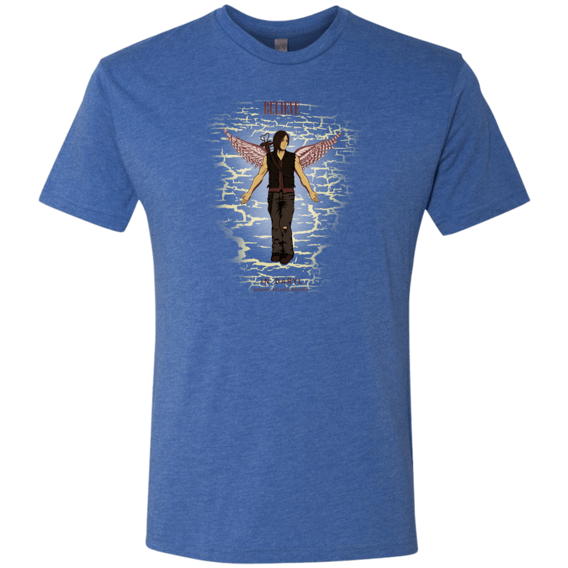 T-Shirts Vintage Royal / Small Believe in Daryl Men's Triblend T-Shirt