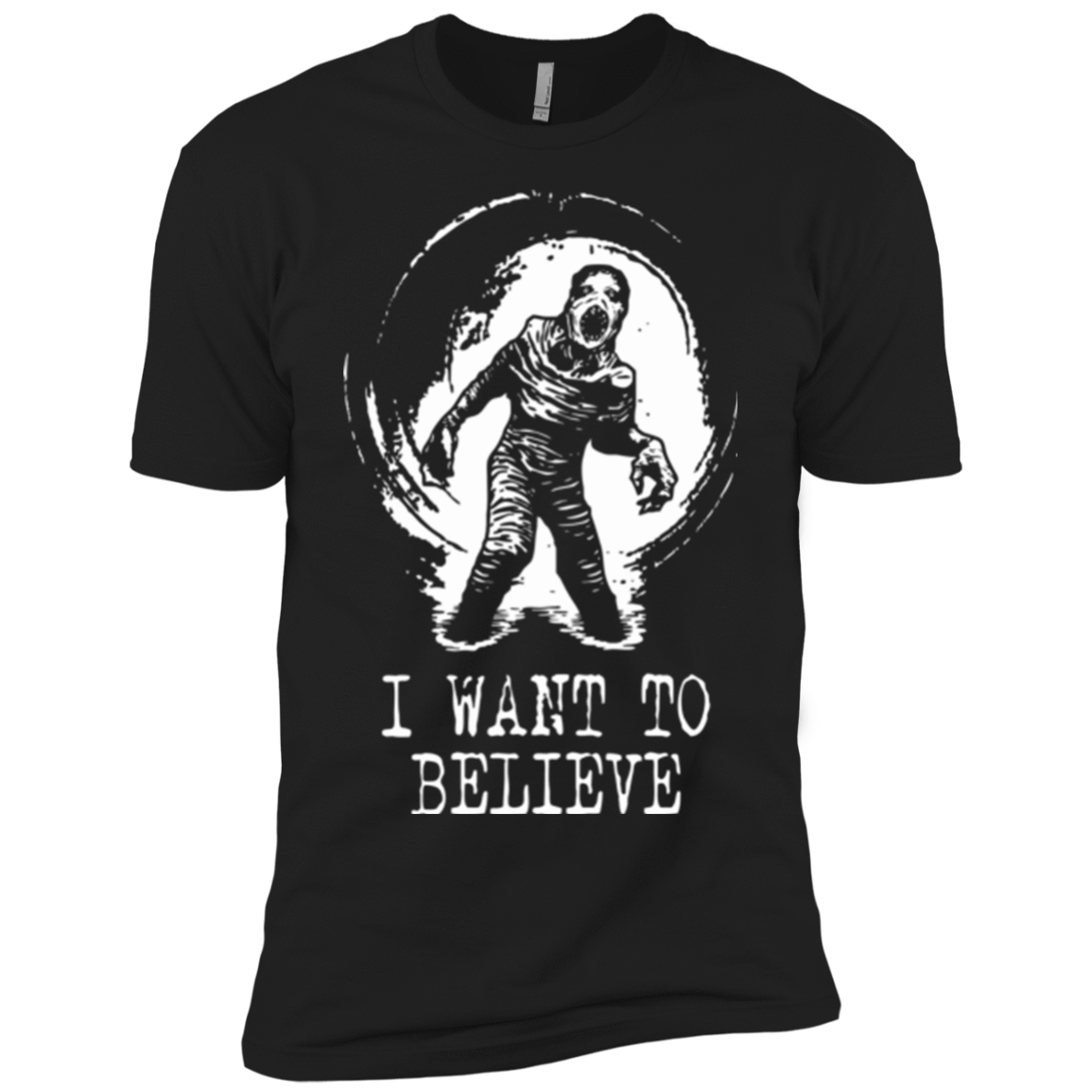 T-Shirts Black / YXS Believe in Flukeman Boys Premium T-Shirt
