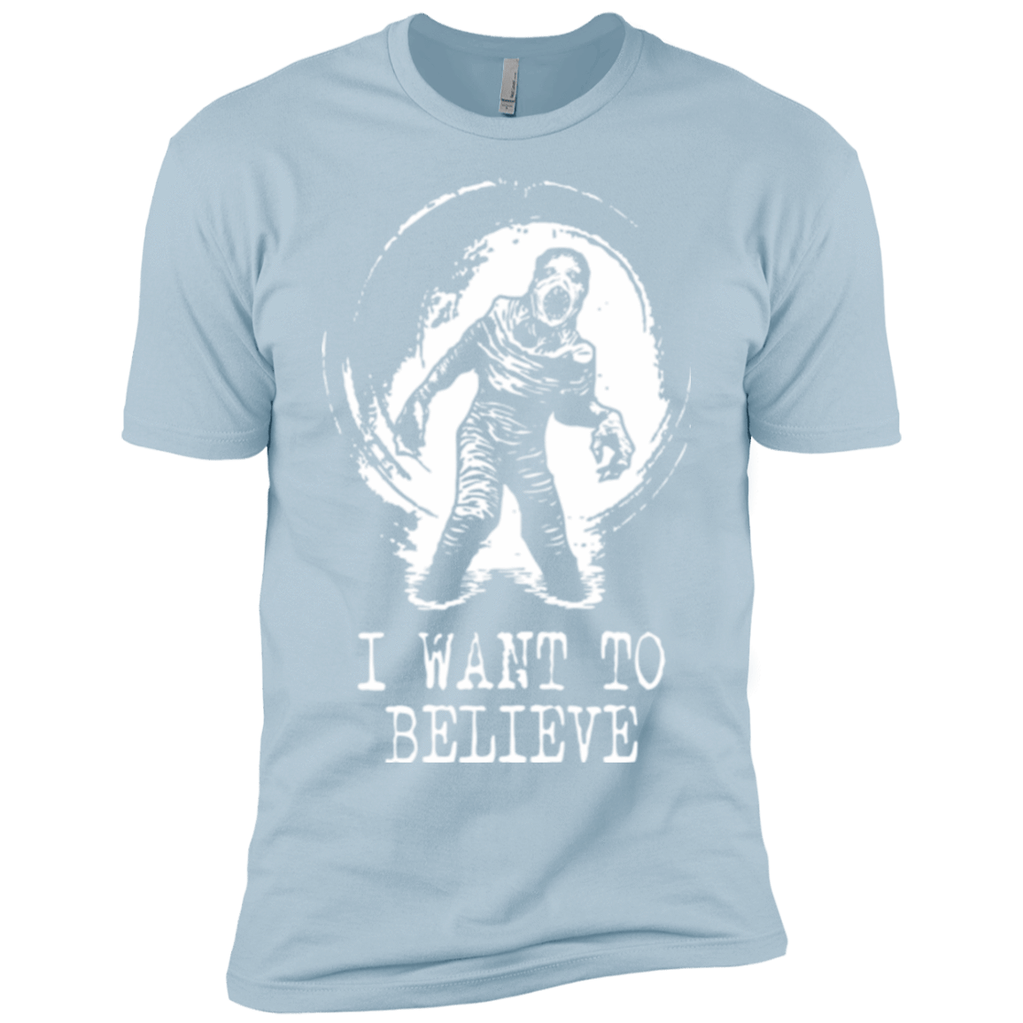 T-Shirts Light Blue / YXS Believe in Flukeman Boys Premium T-Shirt