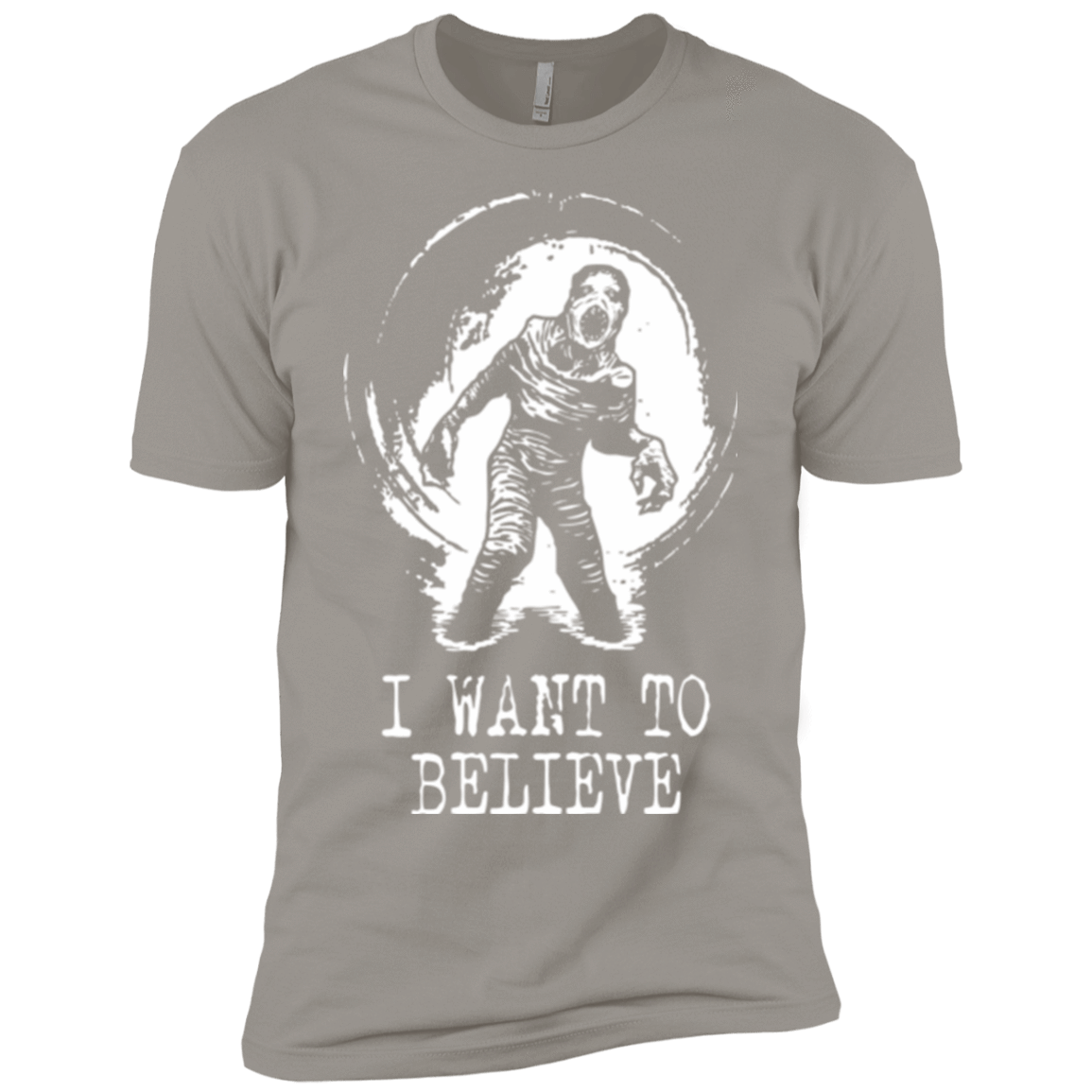 T-Shirts Light Grey / YXS Believe in Flukeman Boys Premium T-Shirt