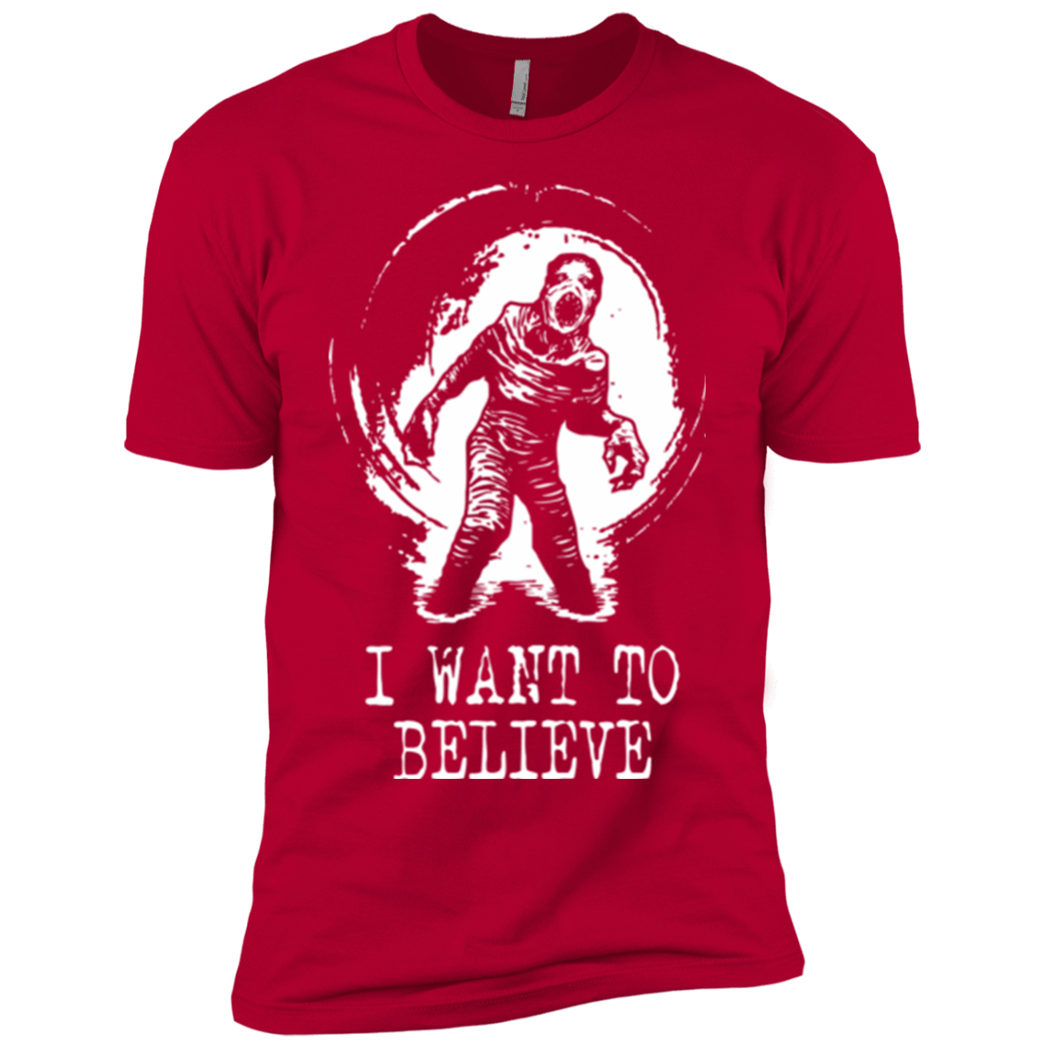 T-Shirts Red / YXS Believe in Flukeman Boys Premium T-Shirt