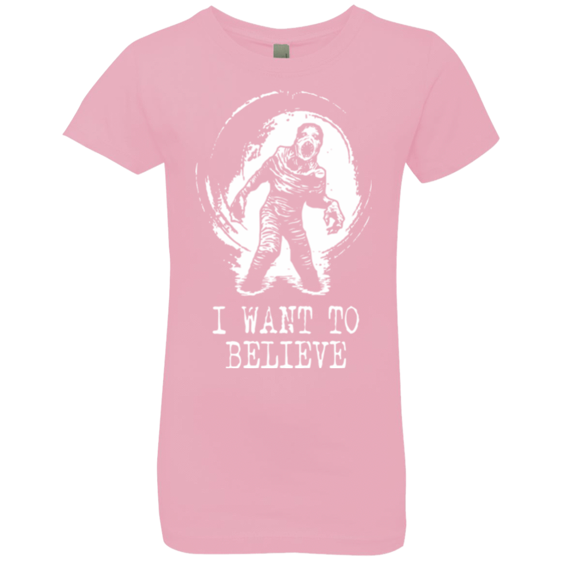 T-Shirts Light Pink / YXS Believe in Flukeman Girls Premium T-Shirt