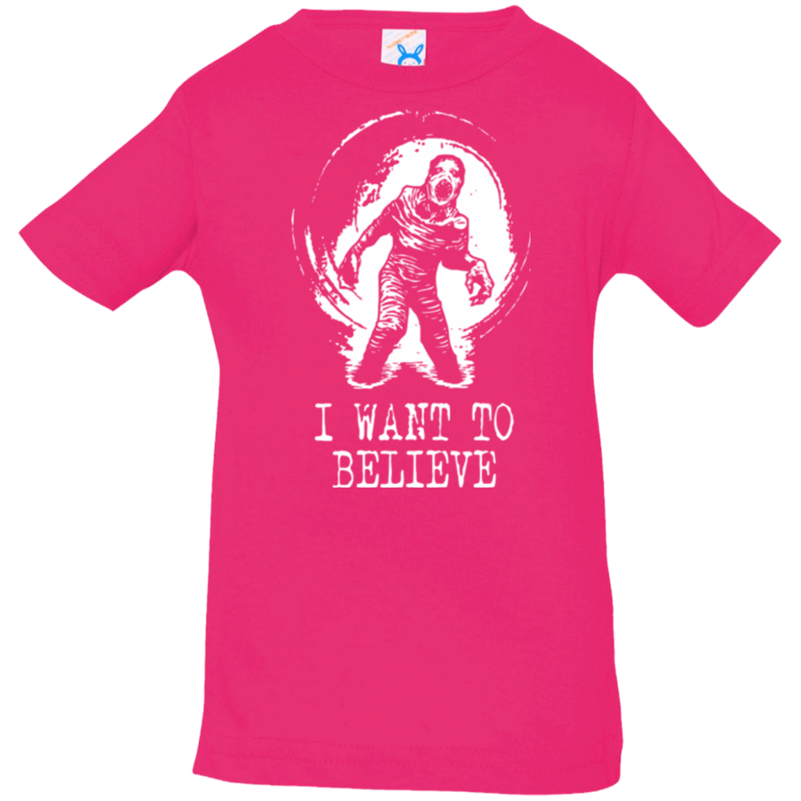 T-Shirts Hot Pink / 6 Months Believe in Flukeman Infant Premium T-Shirt