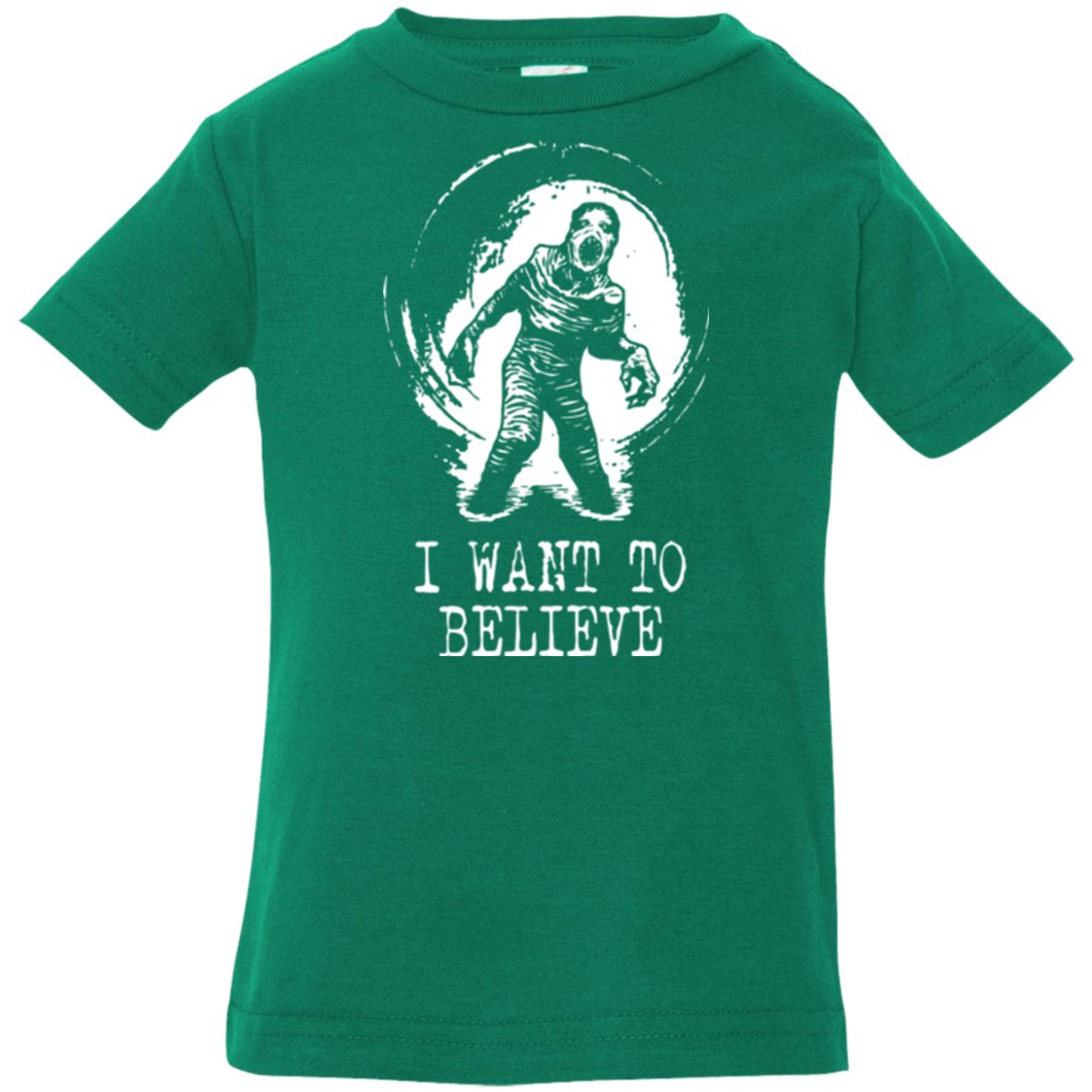 T-Shirts Kelly / 6 Months Believe in Flukeman Infant Premium T-Shirt