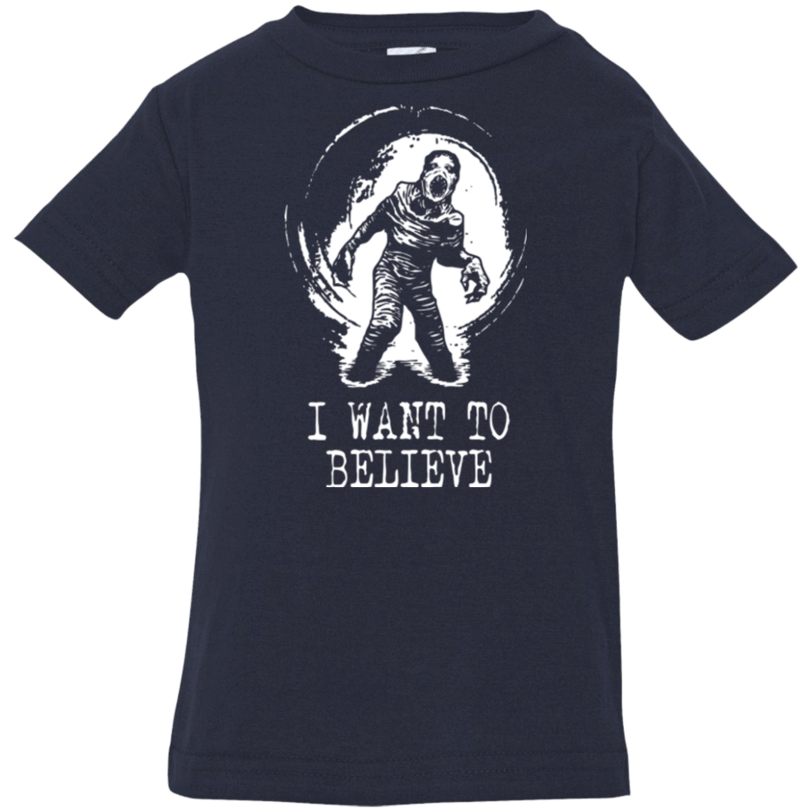 T-Shirts Navy / 6 Months Believe in Flukeman Infant Premium T-Shirt