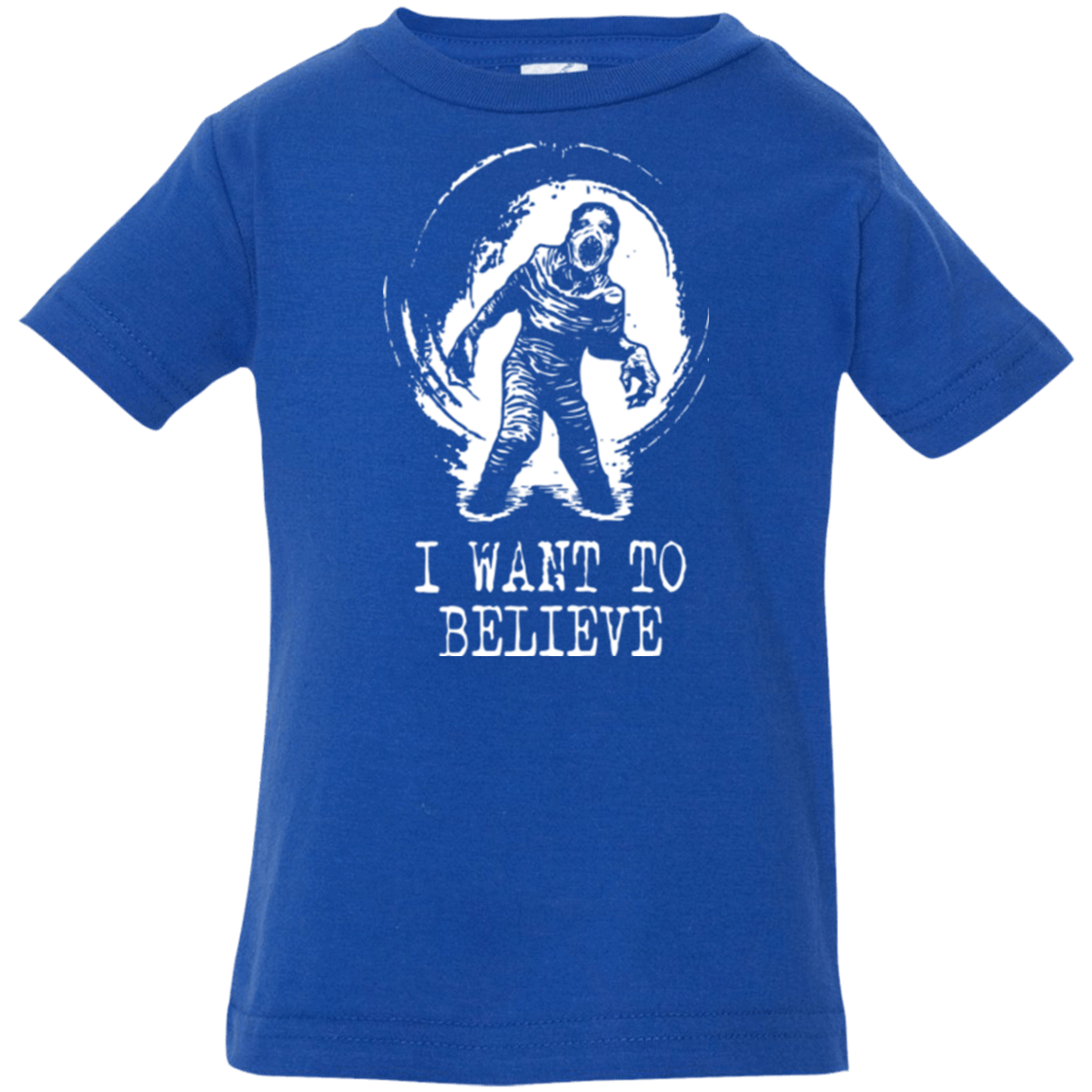 T-Shirts Royal / 6 Months Believe in Flukeman Infant Premium T-Shirt