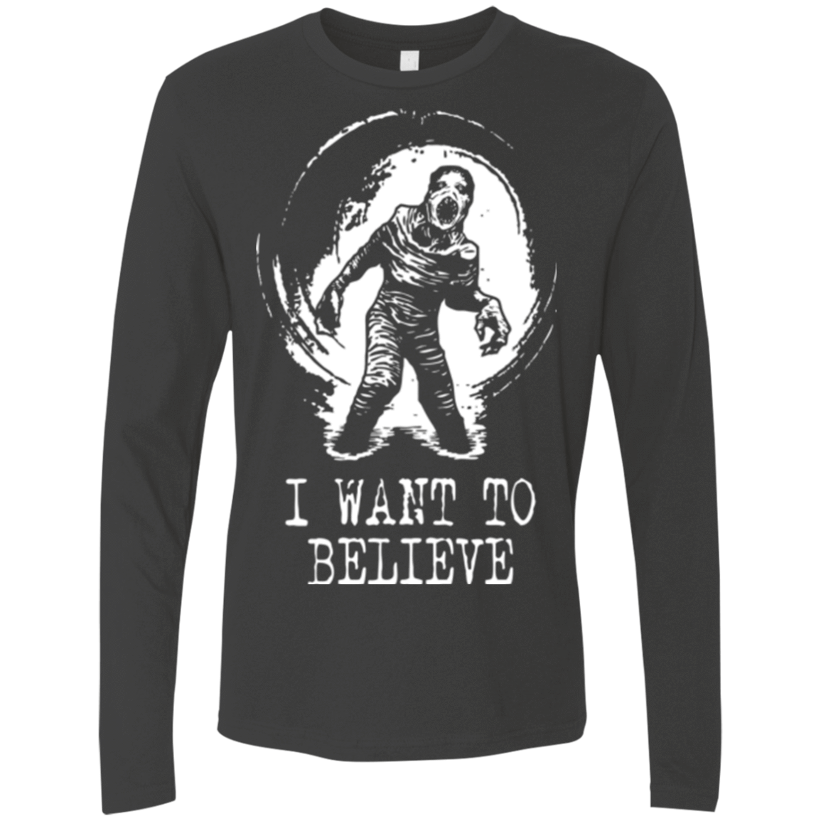 T-Shirts Heavy Metal / Small Believe in Flukeman Men's Premium Long Sleeve