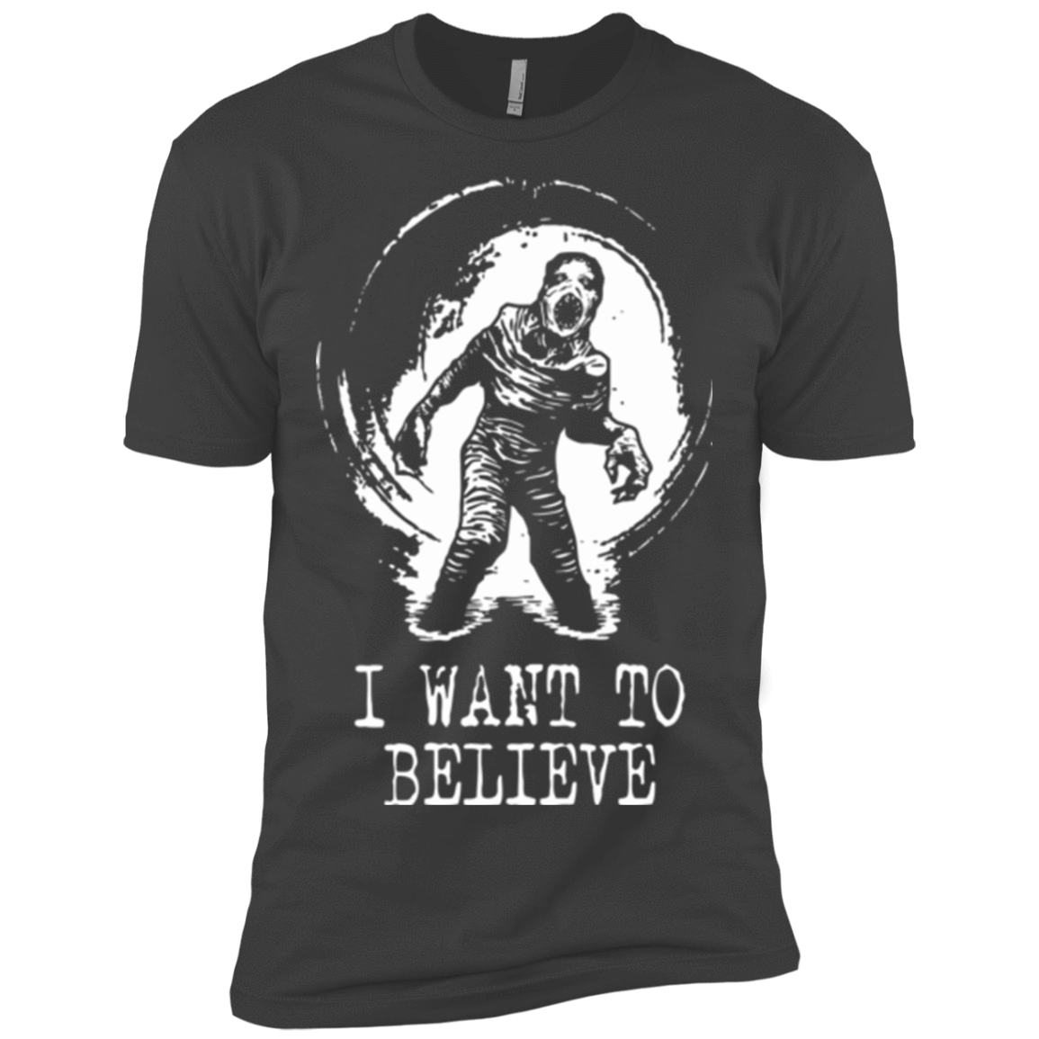 T-Shirts Heavy Metal / X-Small Believe in Flukeman Men's Premium T-Shirt