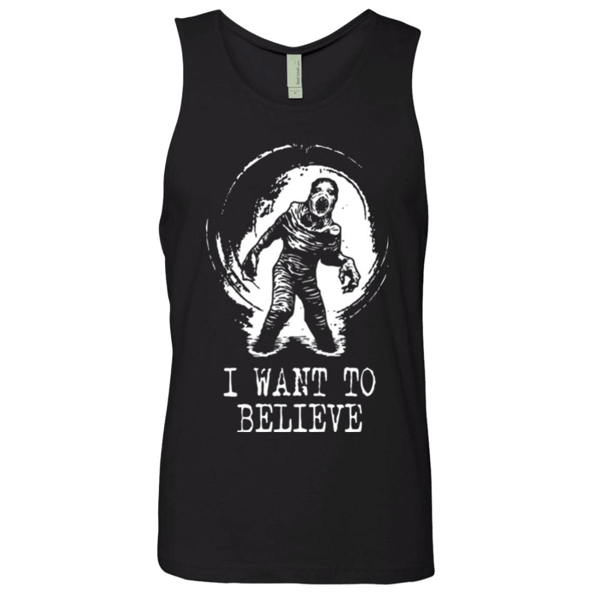 T-Shirts Black / Small Believe in Flukeman Men's Premium Tank Top