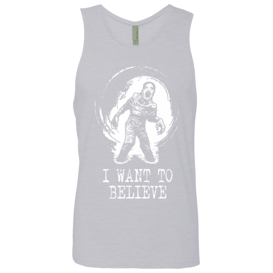 T-Shirts Heather Grey / Small Believe in Flukeman Men's Premium Tank Top