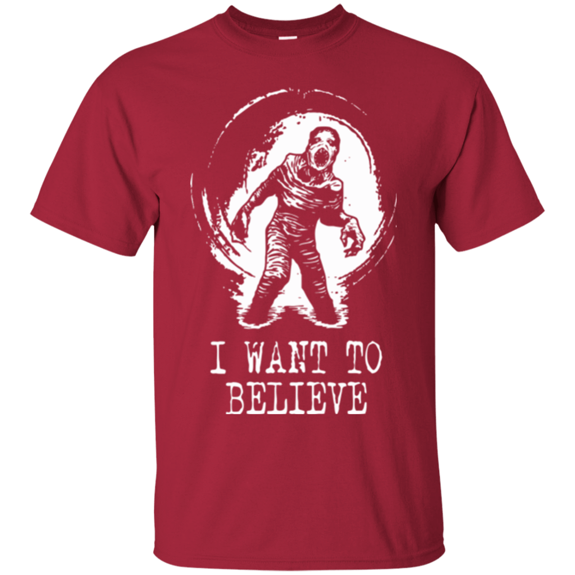 T-Shirts Cardinal / Small Believe in Flukeman T-Shirt