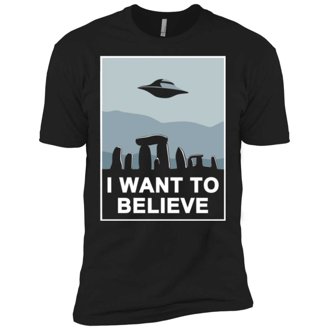 T-Shirts Black / X-Small Believe in Stonehenge Men's Premium T-Shirt