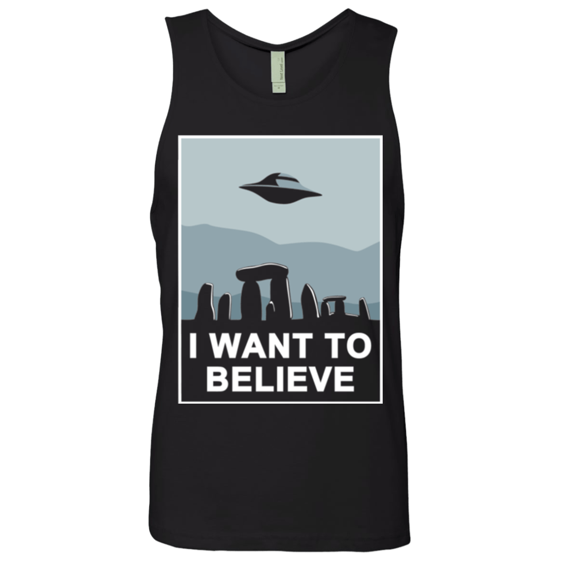 T-Shirts Black / Small Believe in Stonehenge Men's Premium Tank Top