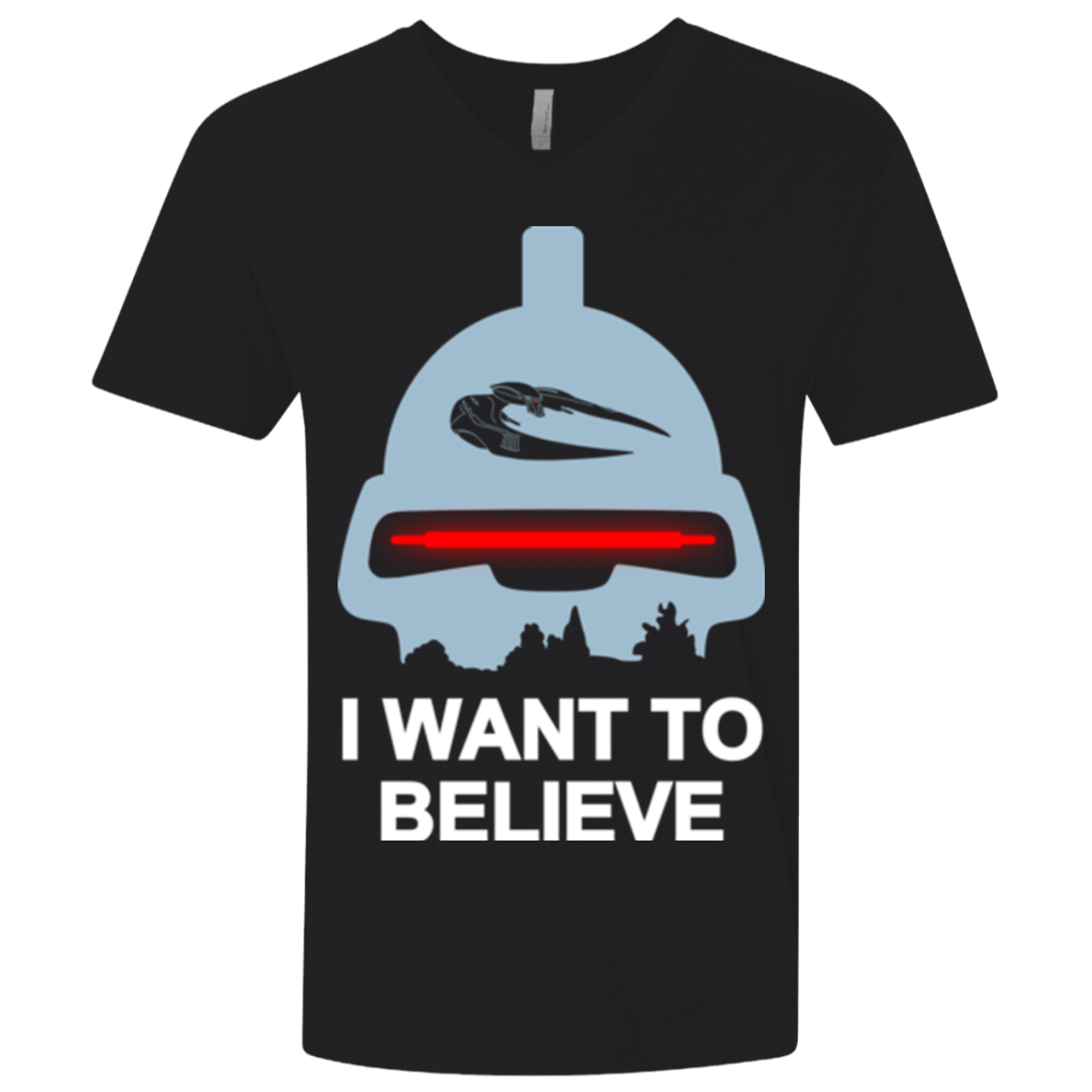 T-Shirts Black / X-Small Believe in toasters Men's Premium V-Neck