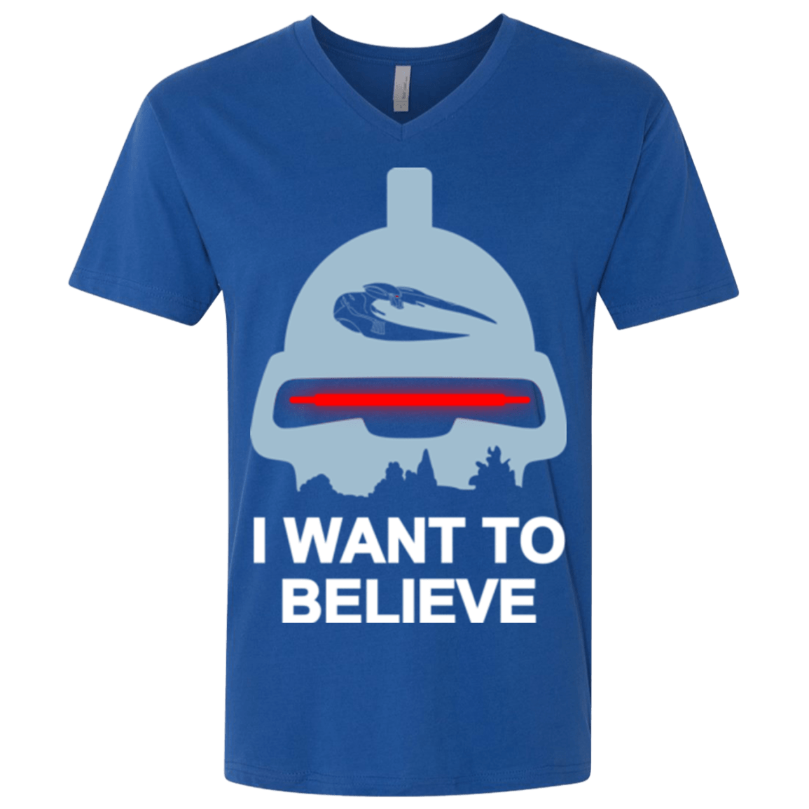 T-Shirts Royal / X-Small Believe in toasters Men's Premium V-Neck