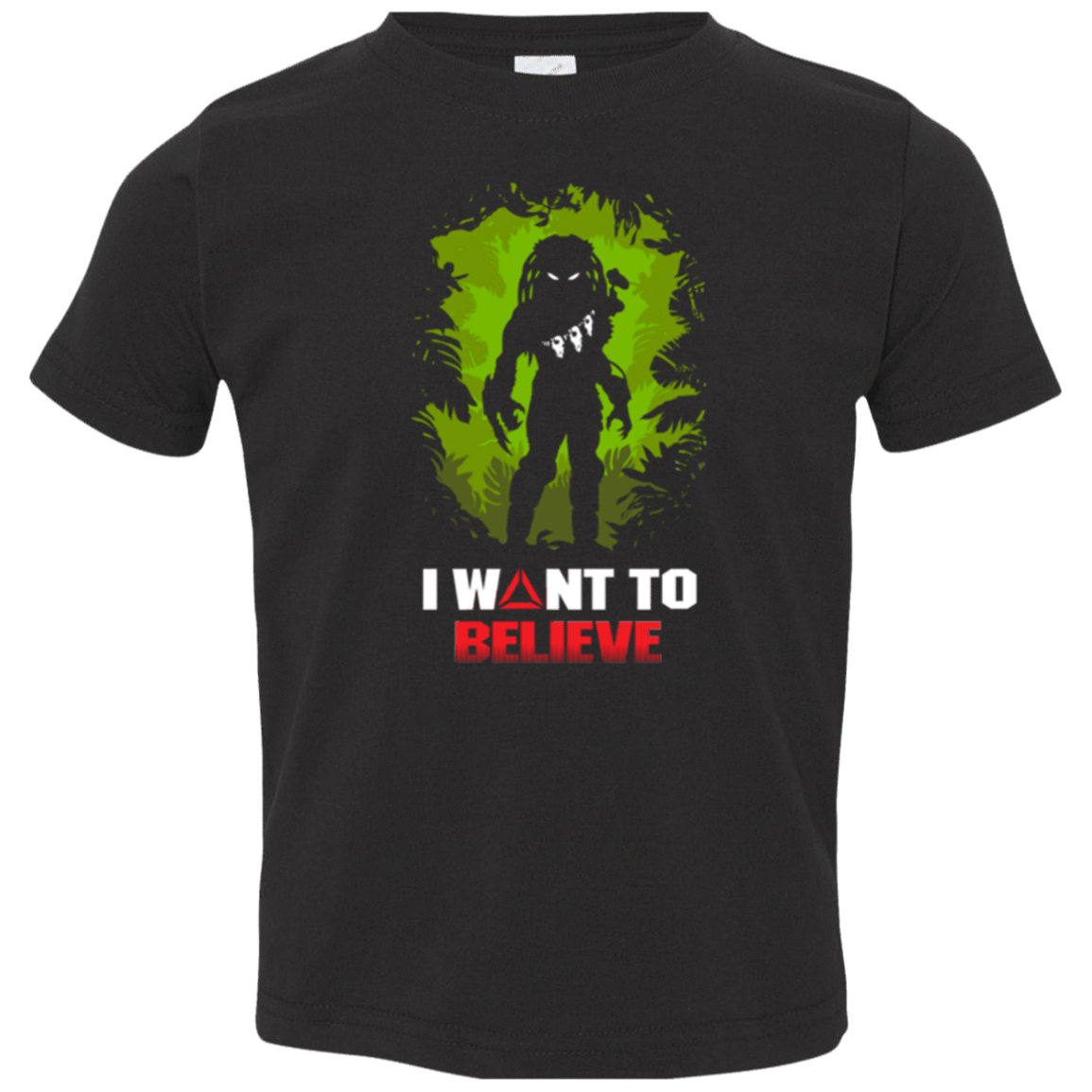 T-Shirts Black / 2T Believe in Yautja Toddler Premium T-Shirt