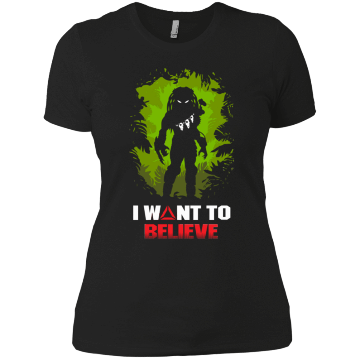 T-Shirts Black / X-Small Believe in Yautja Women's Premium T-Shirt