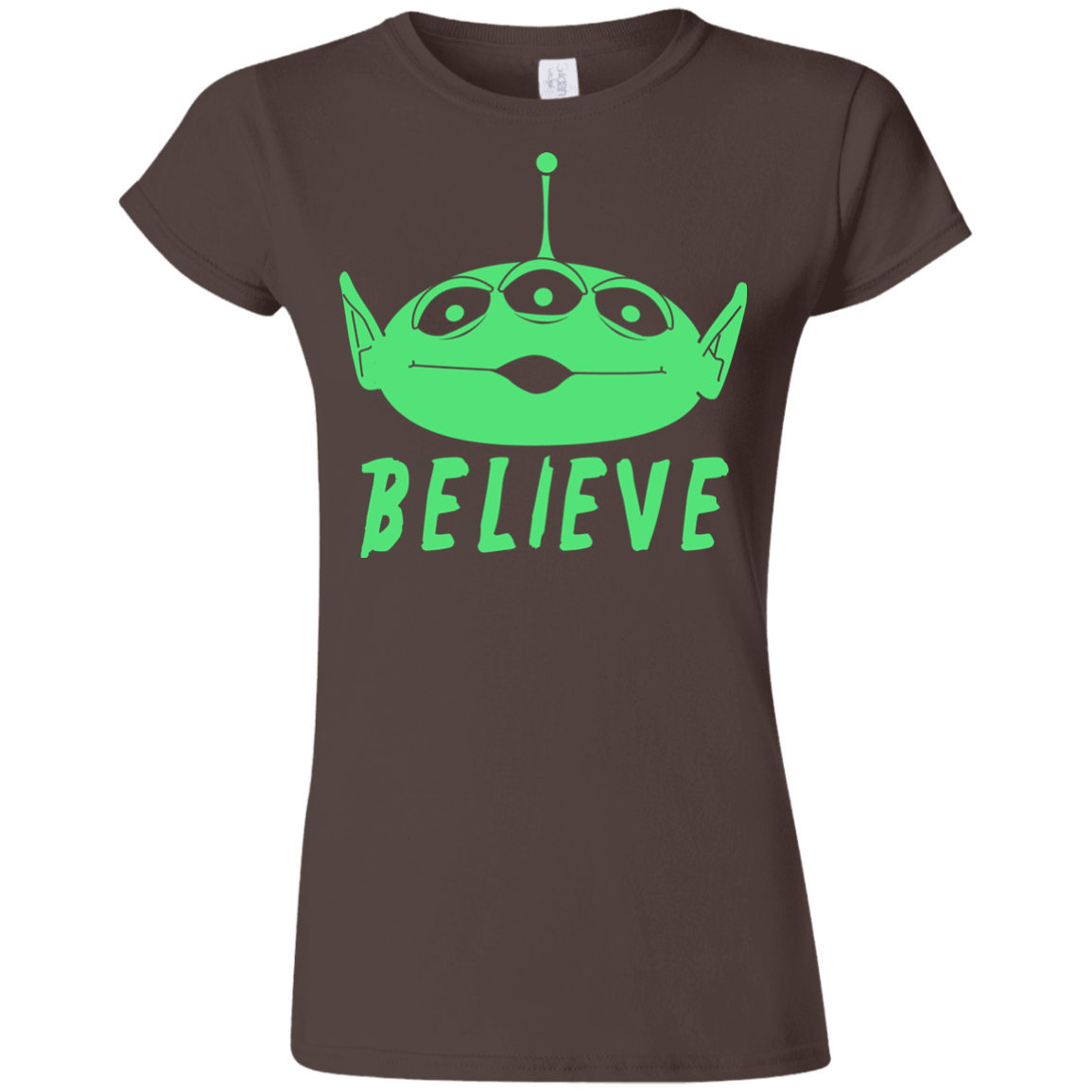 T-Shirts Dark Chocolate / S Believe Junior Slimmer-Fit T-Shirt