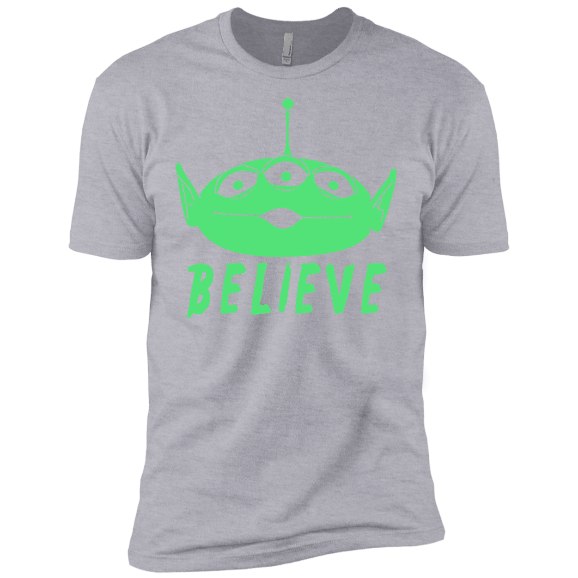 T-Shirts Heather Grey / X-Small Believe Men's Premium T-Shirt