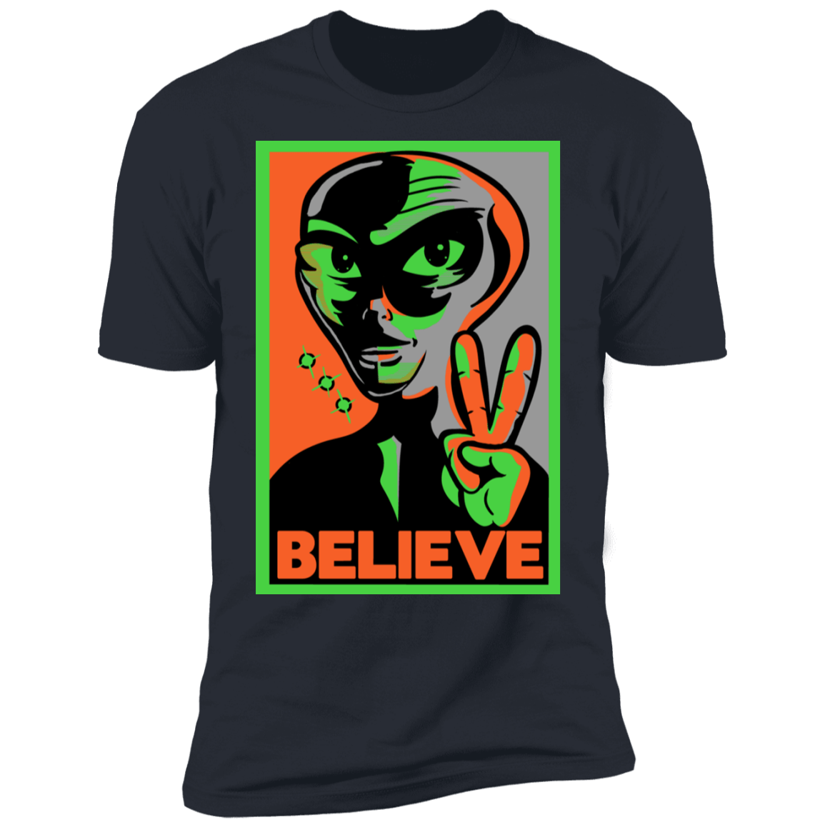 T-Shirts Indigo / S Believe Men's Premium T-Shirt