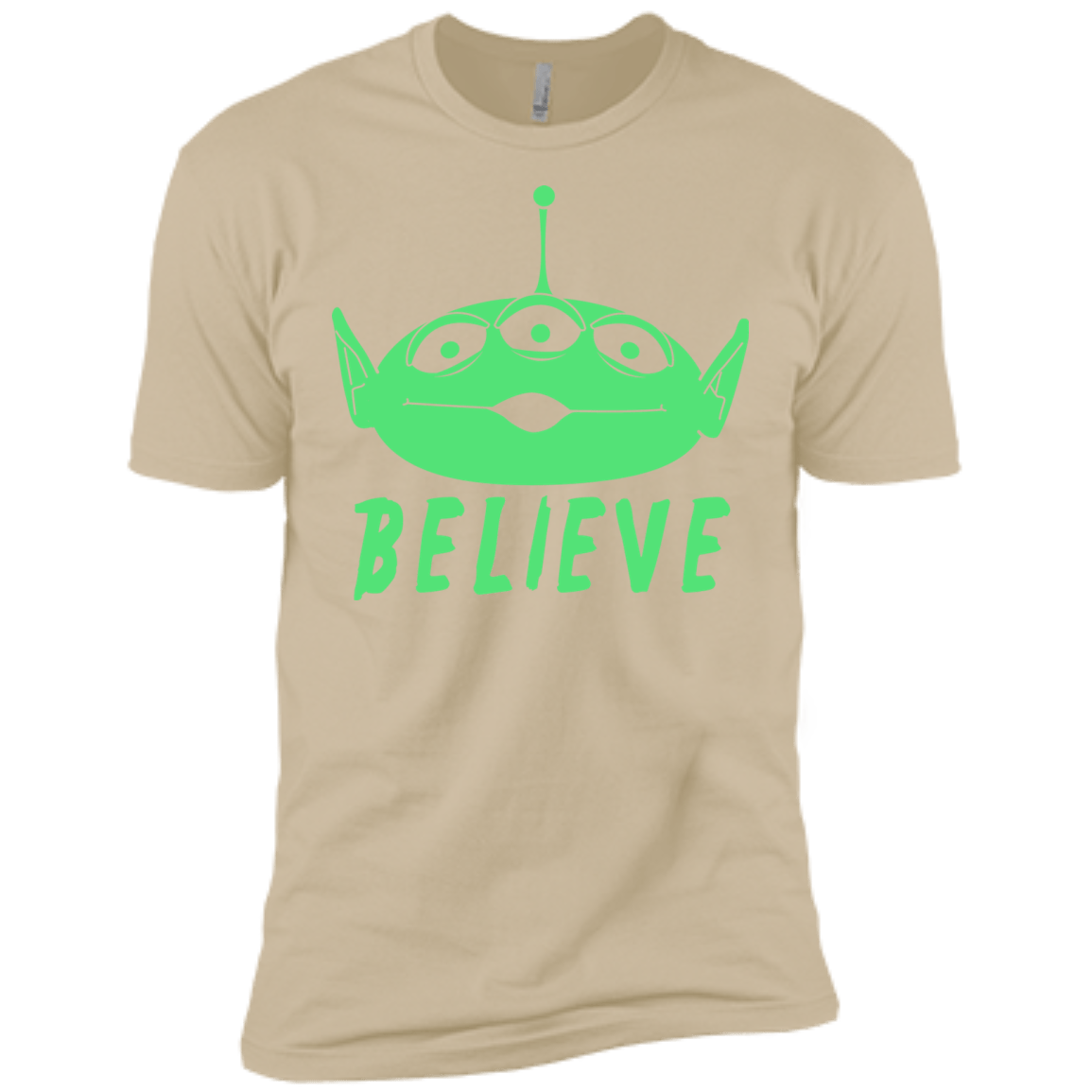 T-Shirts Sand / X-Small Believe Men's Premium T-Shirt