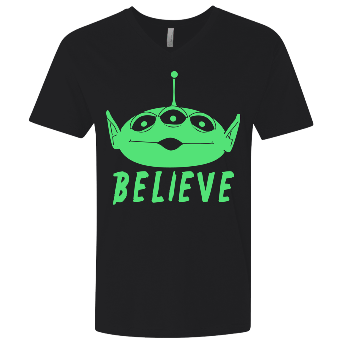 T-Shirts Black / X-Small Believe Men's Premium V-Neck
