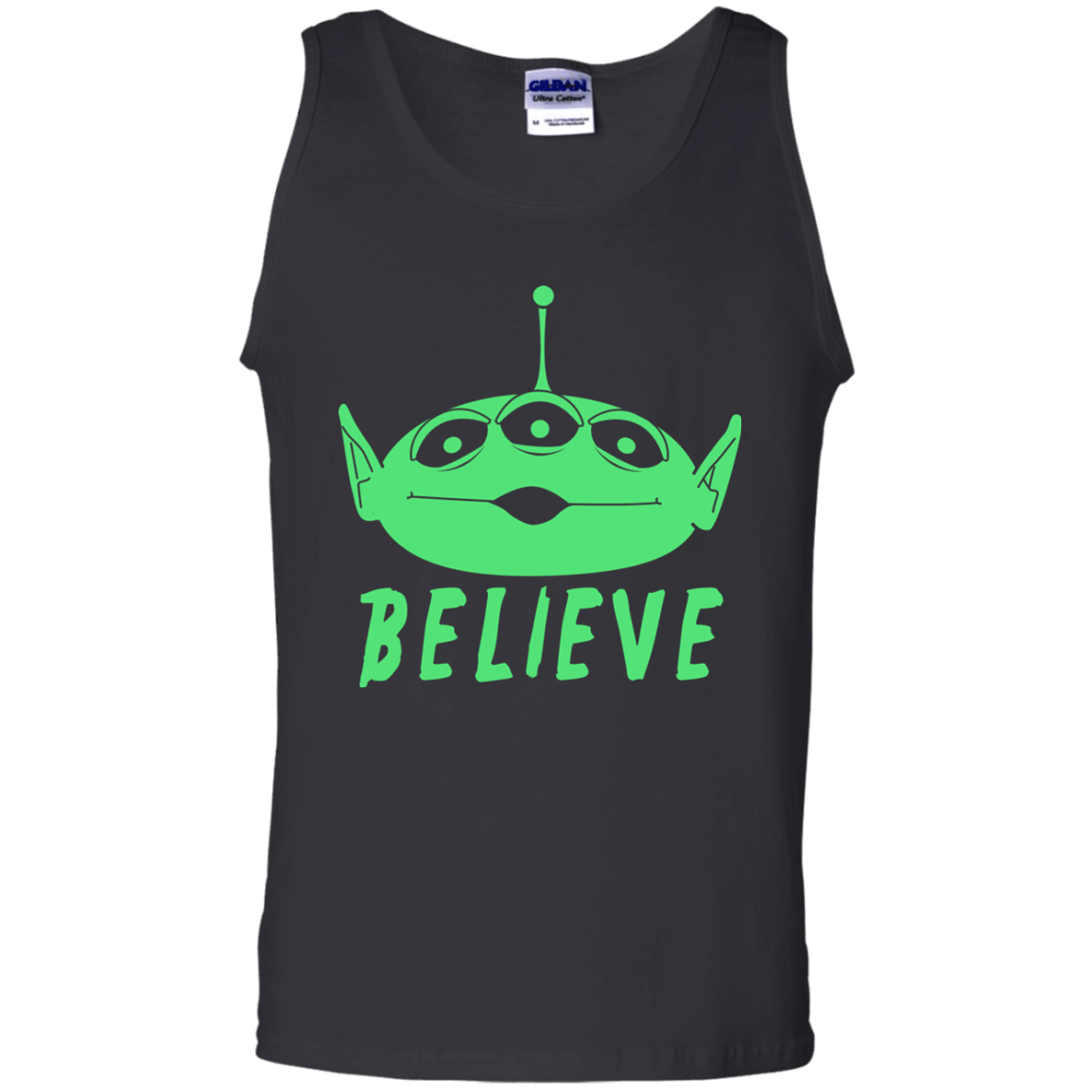 T-Shirts Black / S Believe Men's Tank Top