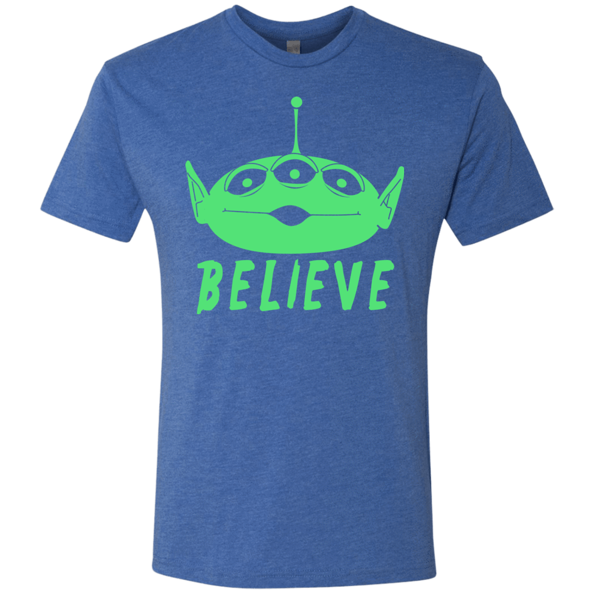 T-Shirts Vintage Royal / S Believe Men's Triblend T-Shirt