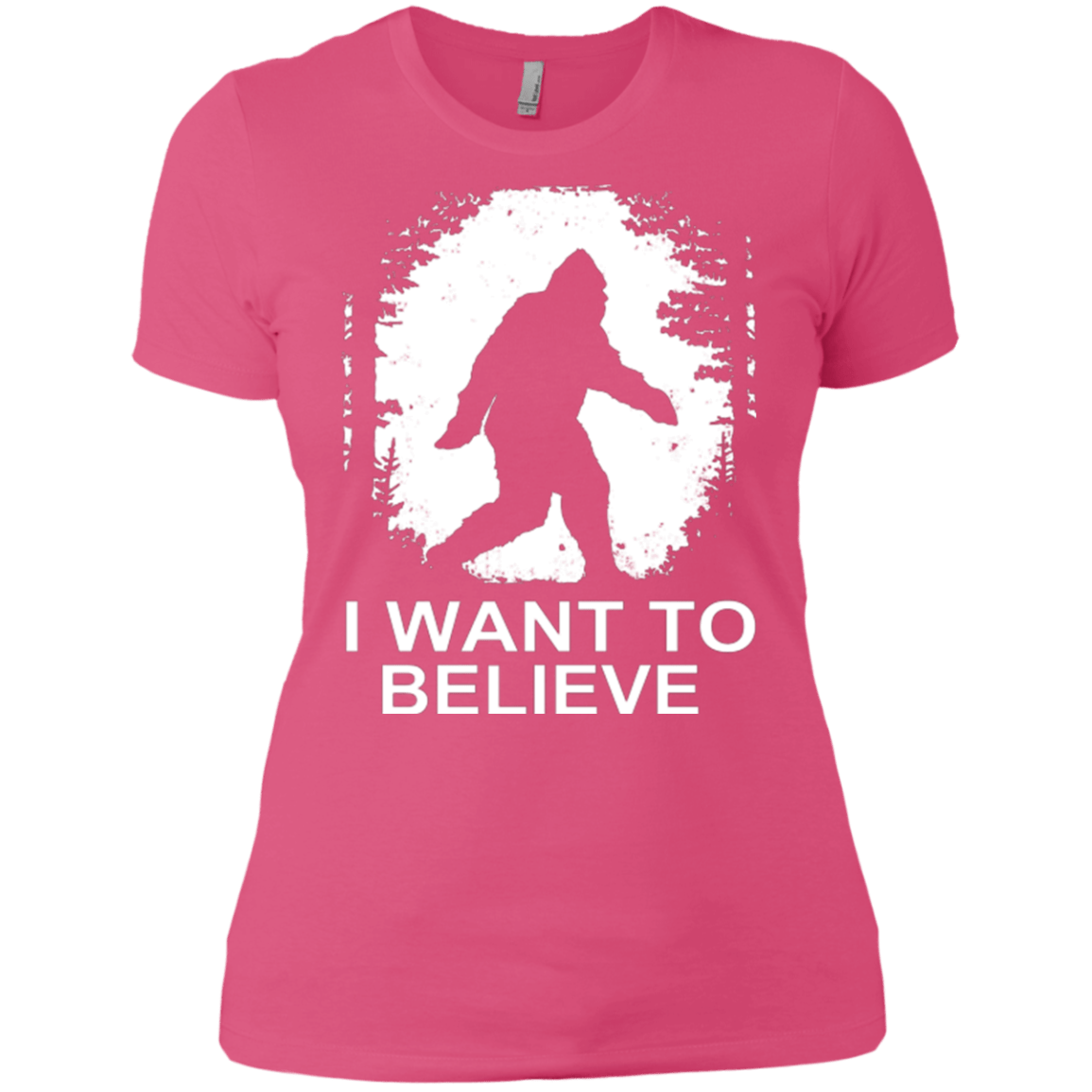 T-Shirts Hot Pink / X-Small Believe Women's Premium T-Shirt