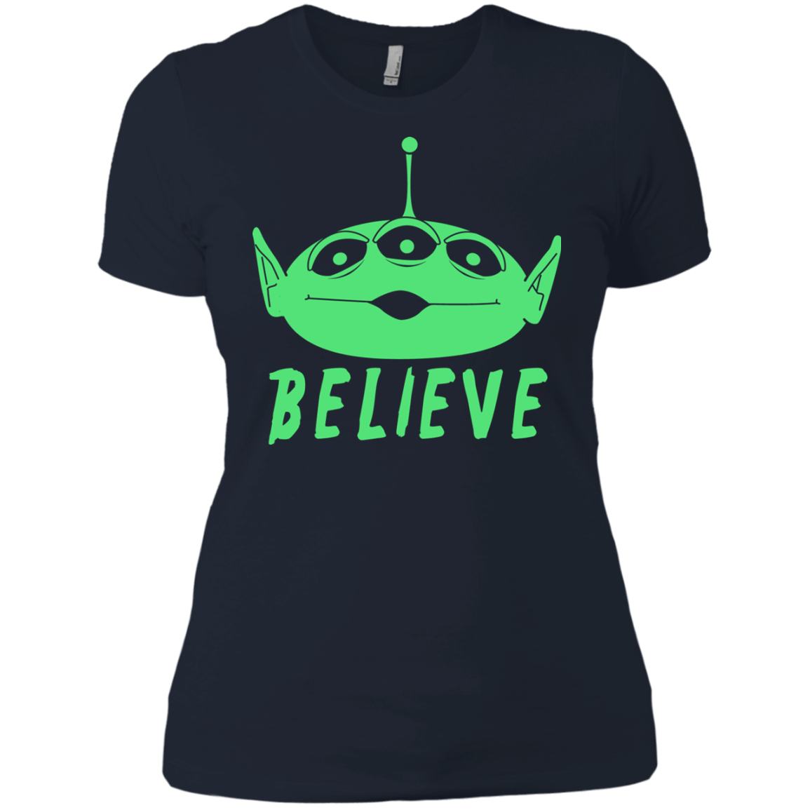 T-Shirts Midnight Navy / X-Small Believe Women's Premium T-Shirt
