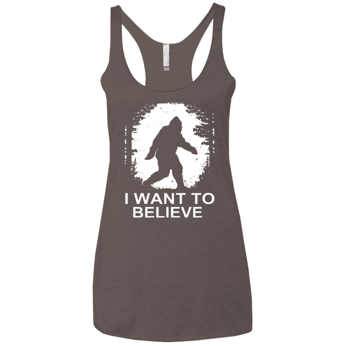 T-Shirts Macchiato / X-Small Believe Women's Triblend Racerback Tank
