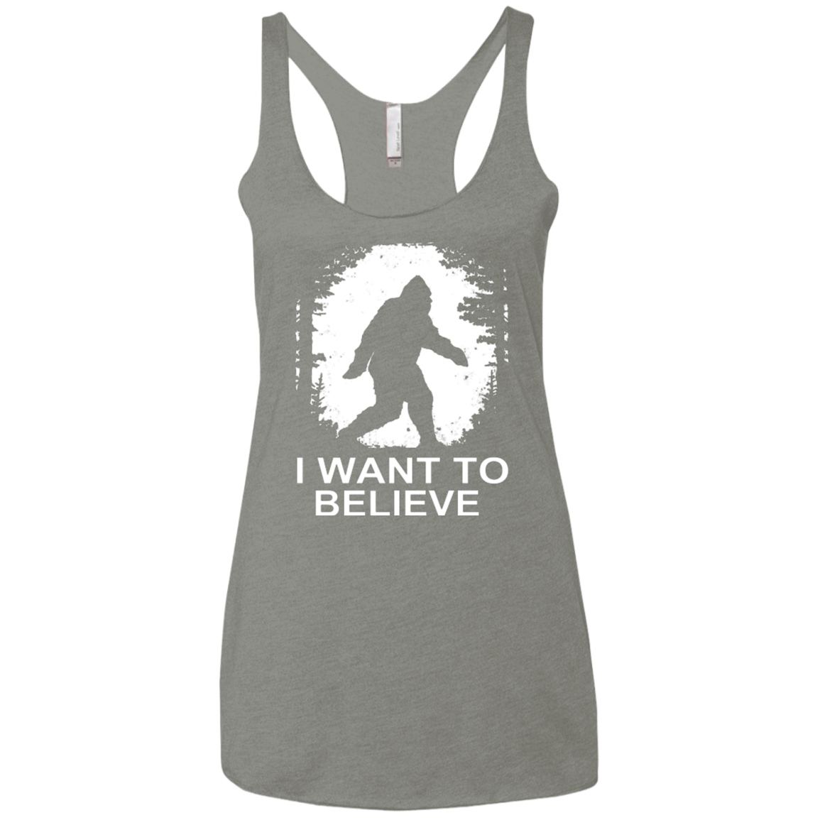 T-Shirts Venetian Grey / X-Small Believe Women's Triblend Racerback Tank