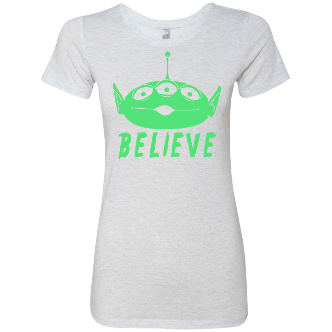 T-Shirts Heather White / S Believe Women's Triblend T-Shirt