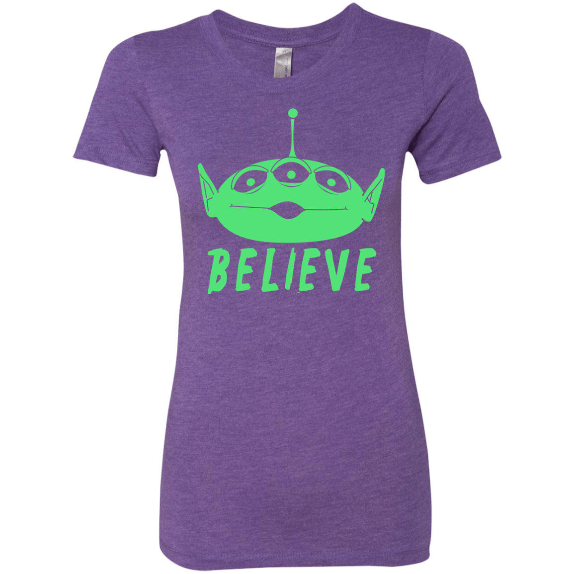 T-Shirts Purple Rush / S Believe Women's Triblend T-Shirt