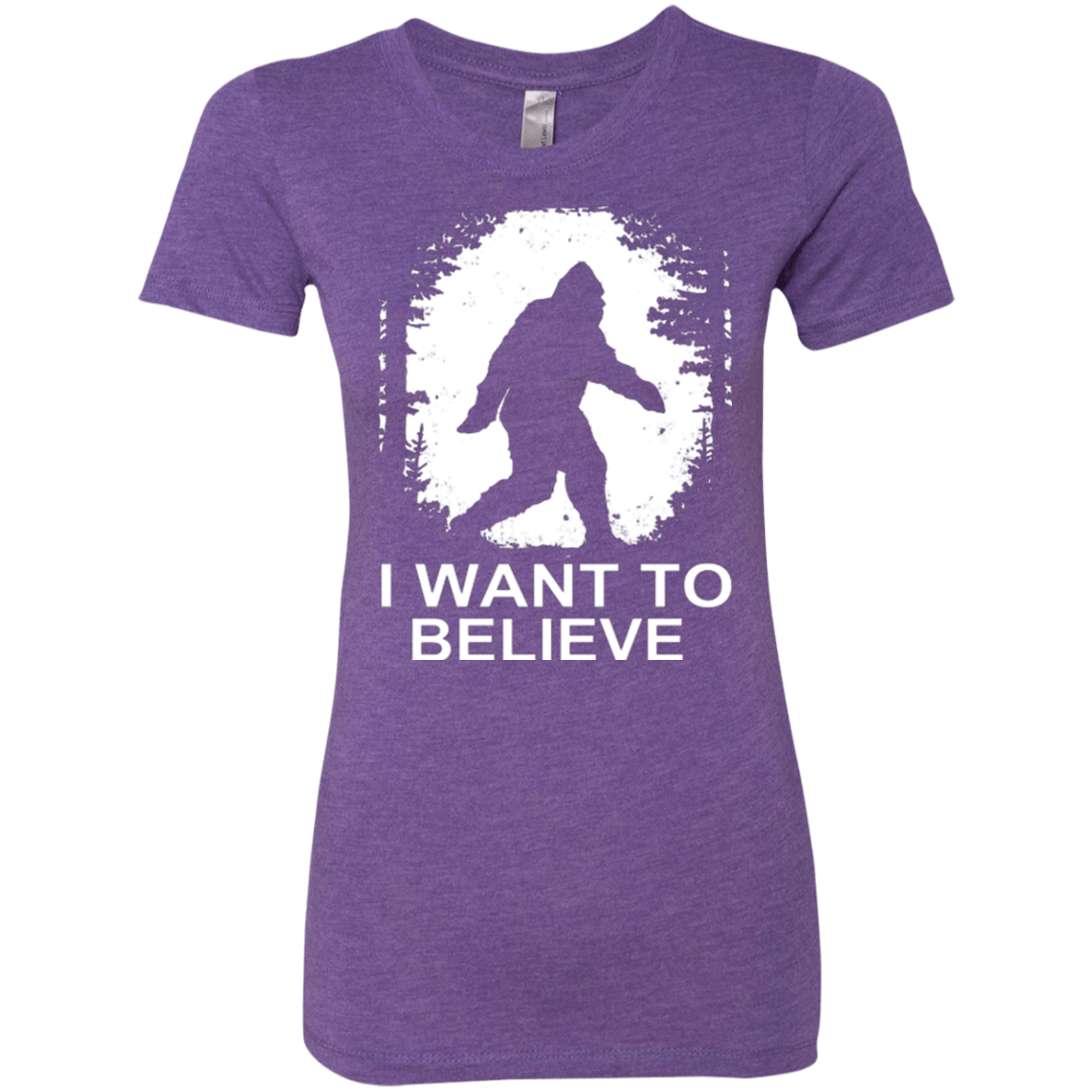 T-Shirts Purple Rush / Small Believe Women's Triblend T-Shirt