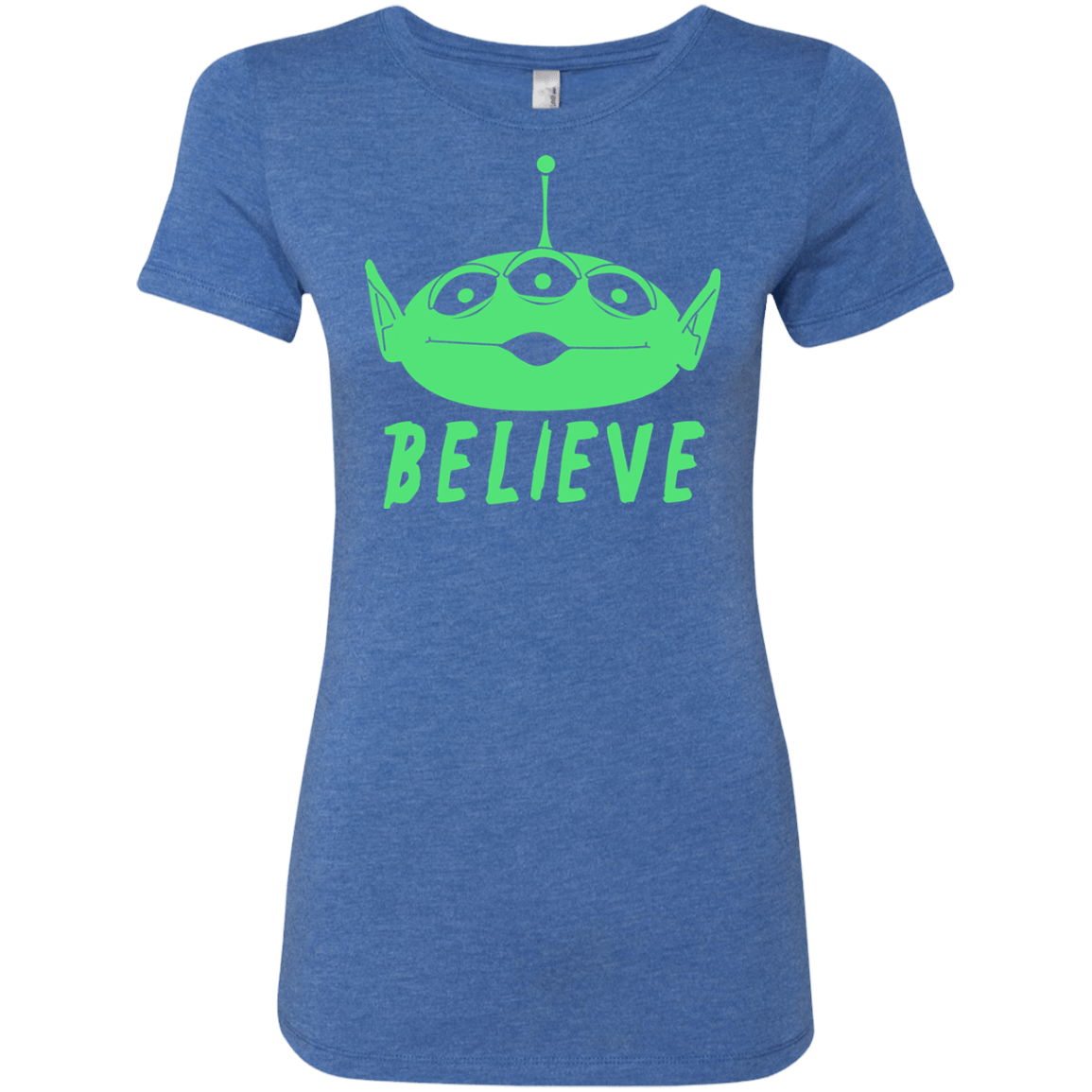 T-Shirts Vintage Royal / S Believe Women's Triblend T-Shirt