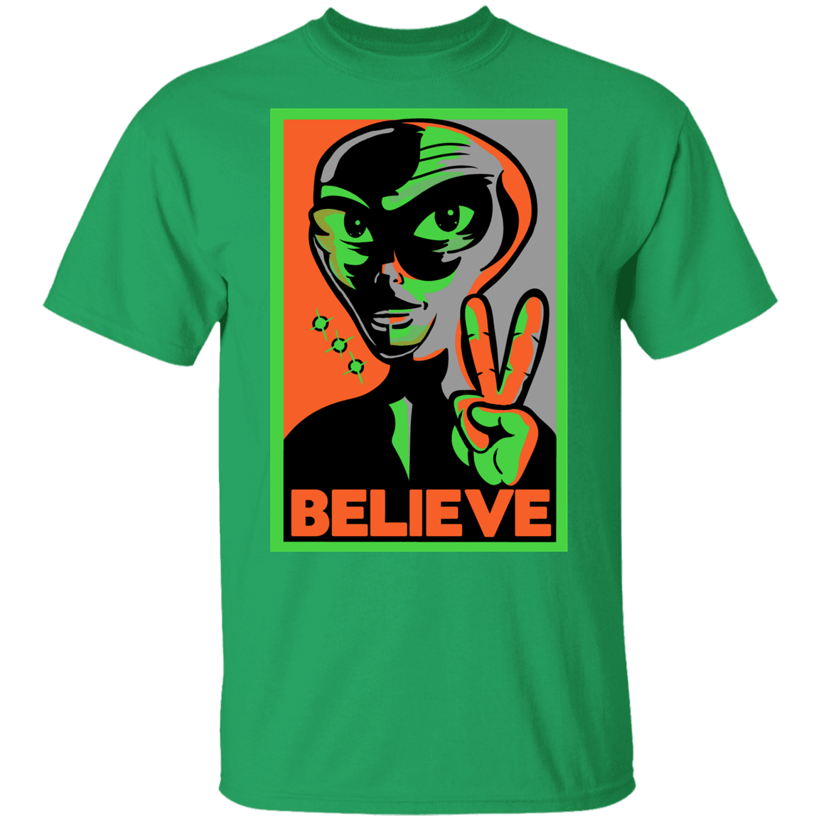 T-Shirts Irish Green / YXS Believe Youth T-Shirt
