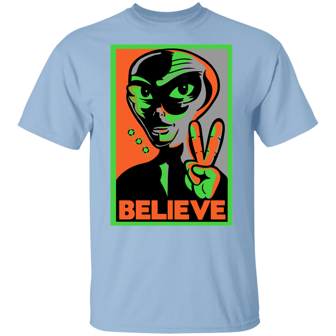 T-Shirts Light Blue / YXS Believe Youth T-Shirt