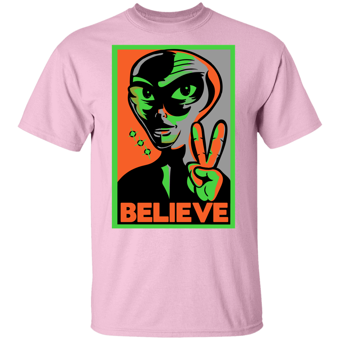 T-Shirts Light Pink / YXS Believe Youth T-Shirt