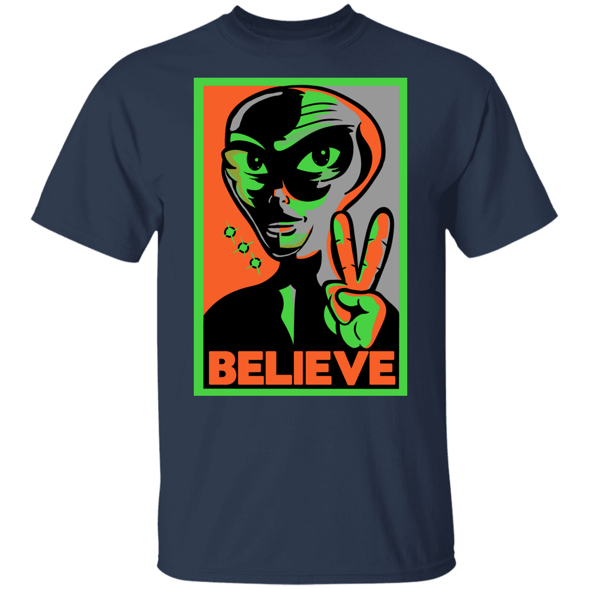 T-Shirts Navy / YXS Believe Youth T-Shirt