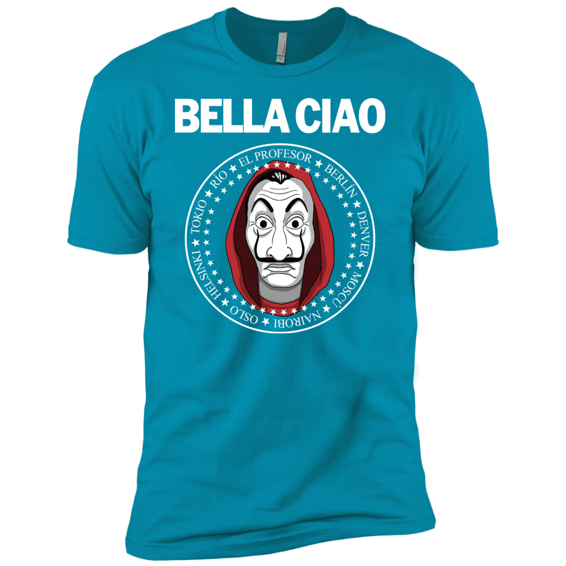 T-Shirts Turquoise / YXS Bella Ciao Boys Premium T-Shirt