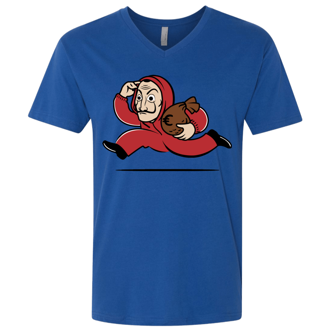 T-Shirts Royal / X-Small Bella Ciao City Men's Premium V-Neck