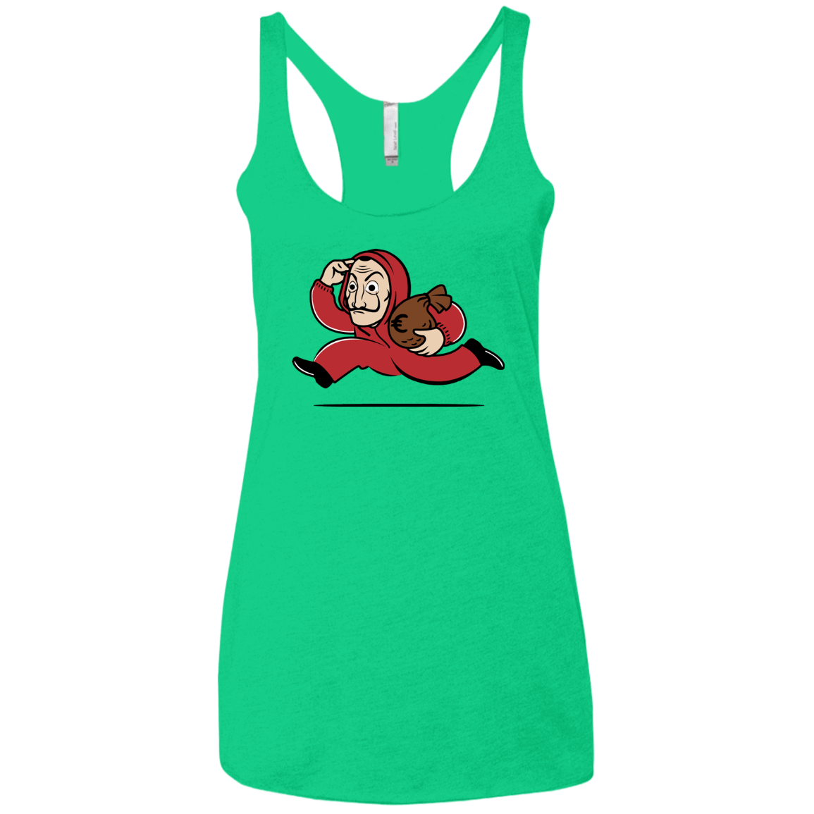 Bella Ciao City Women's Triblend Racerback Tank