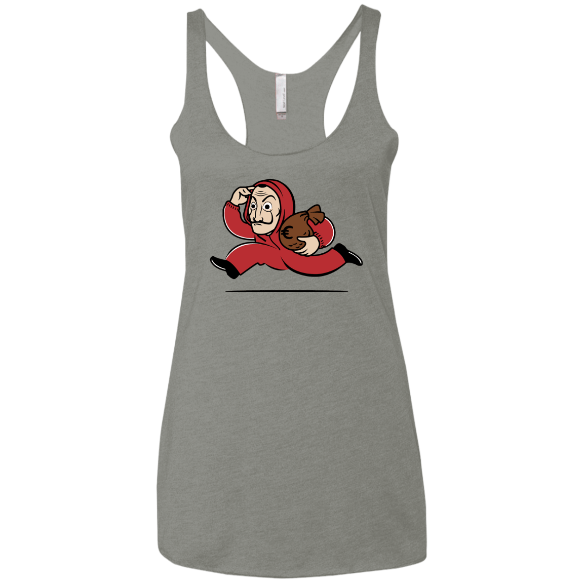 T-Shirts Venetian Grey / X-Small Bella Ciao City Women's Triblend Racerback Tank